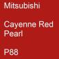 Preview: Mitsubishi, Cayenne Red Pearl, P88.